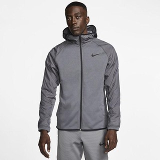 Hanorace Nike Therma Full-Zip Basketball Barbati Gri Inchis Negrii | OIJE-90378